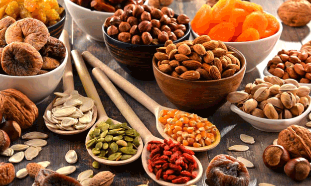 A Healthy Snack benefits of dry fruits